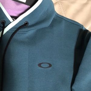 NWT OAKLEY Mogul Stretch DWR Hoodie New Navy sizeS